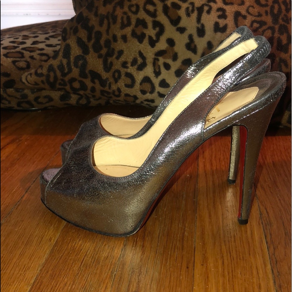 Make offer - Christian Louboutin Lady Peep Slingbacks